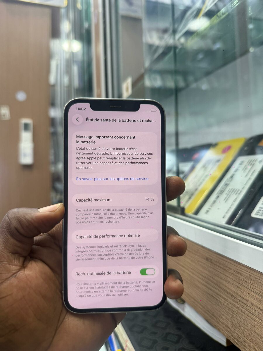 12 pro 256Go tout est dorigin