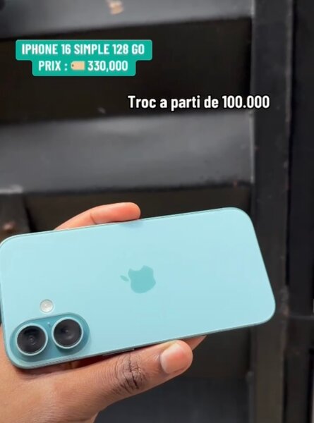 iPhone 16 Simple 128 Go