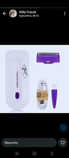 Épilateur électrique visage