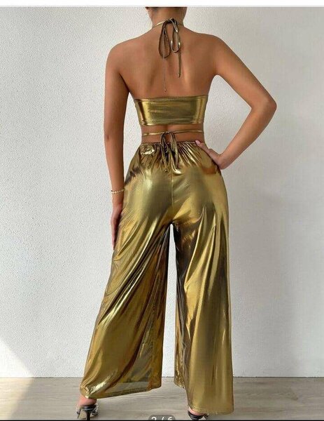Gold jumpsuit