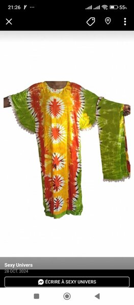 Robe Caftan Bohème Colorée