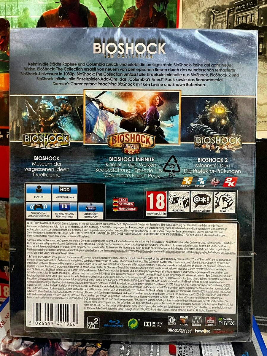 Cd ps4 BioShock: The Collectio