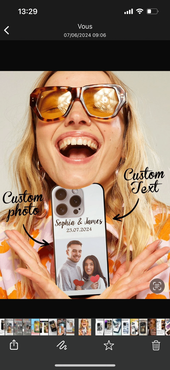 Coque personnalisée