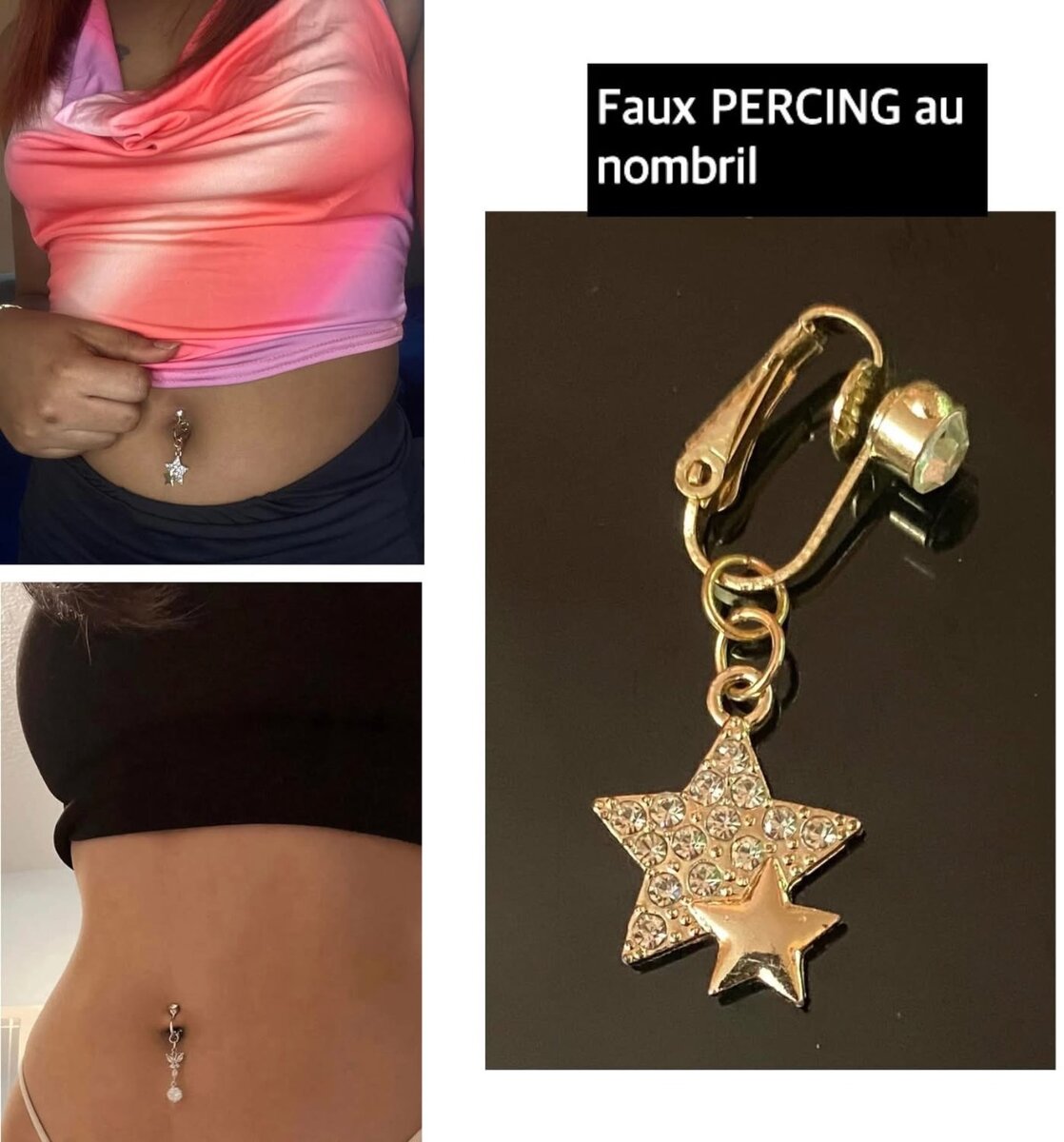 Faux percing