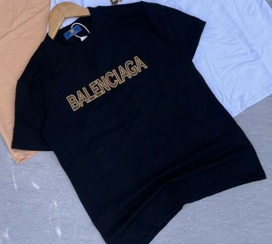 Black T-shirt with print