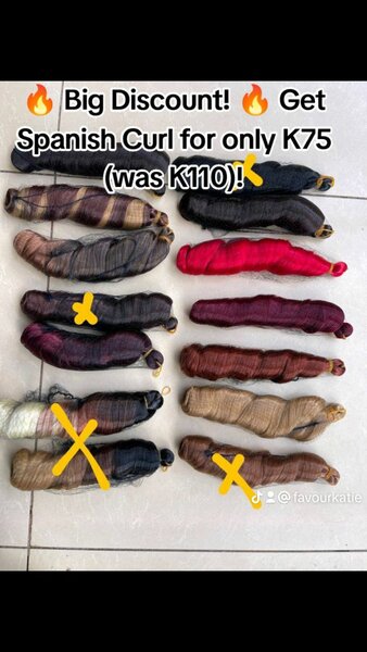 Original Spanish curl & natural twist ️️