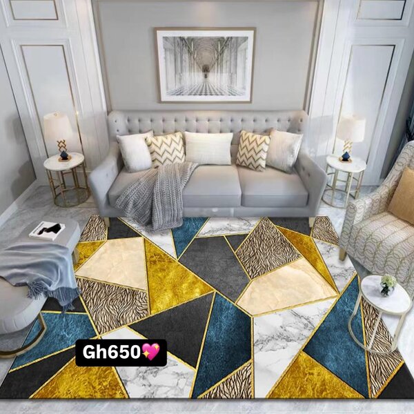 Beautiful and cozy patterned carpet