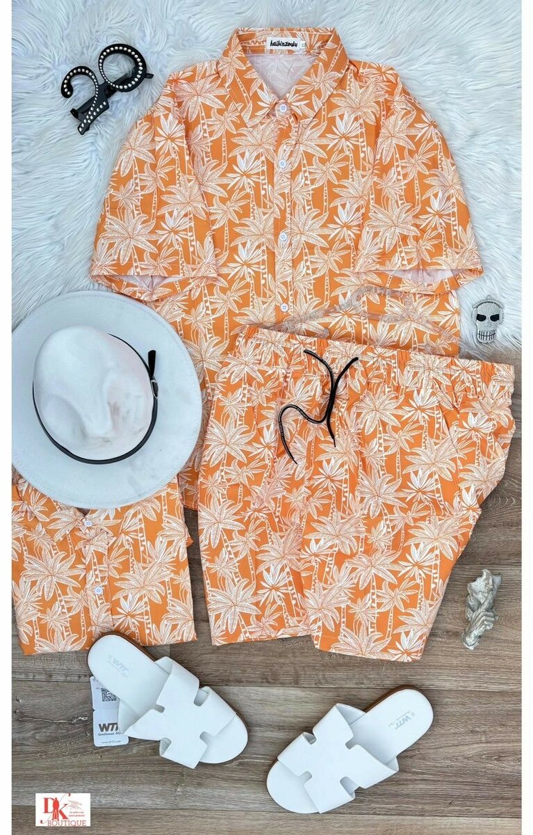 Ensemble d'été tropical