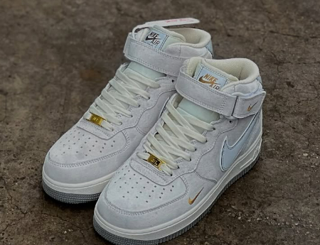 Step up your sneaker game with the Air Force 1 High Tops in premium suede material! 