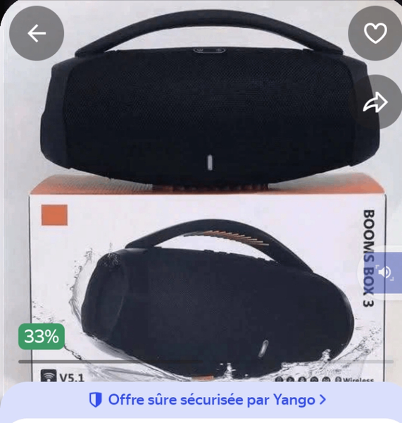 Enceinte Bluetooth Booms Box 3