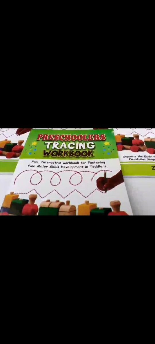 Preschoolers' Tracing Workbook