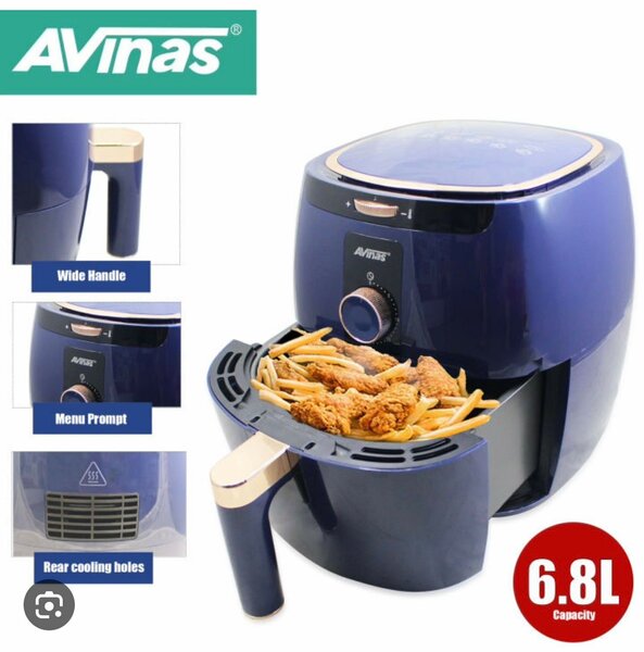AVINAS AIR FRYER 6 liters  and 6.8
