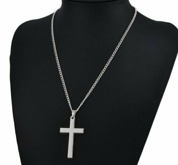 Pendentif Croix en Acier