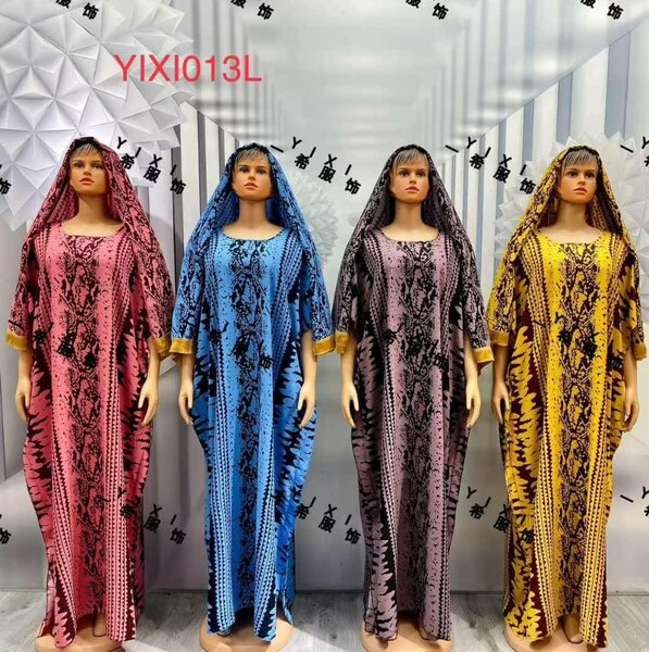 Abaya avec foulard pour femme