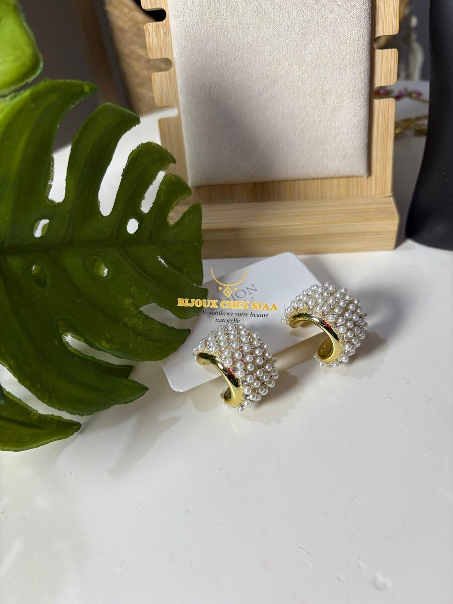 Boucles d'Oreilles Perle Élégantes