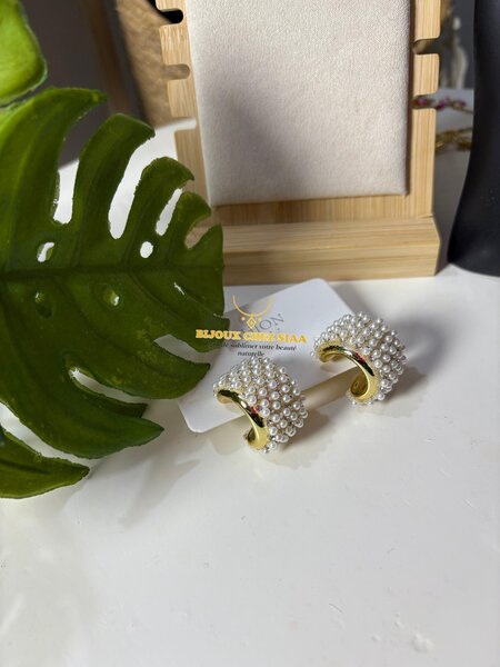 Boucles d'Oreilles Perle Élégantes