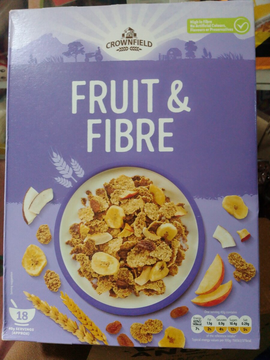 Crown field&Asda fruit and fiber