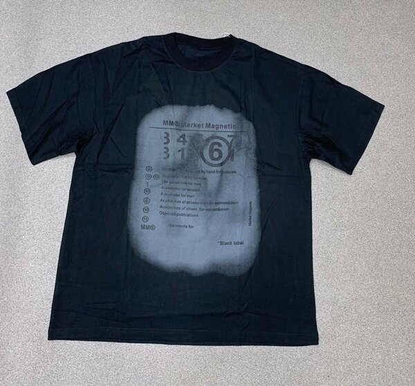 T-shirt noir graphique homme