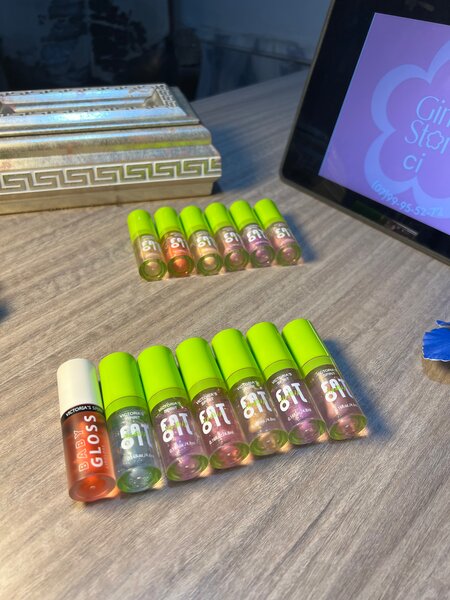 2pcs de gloss colorés