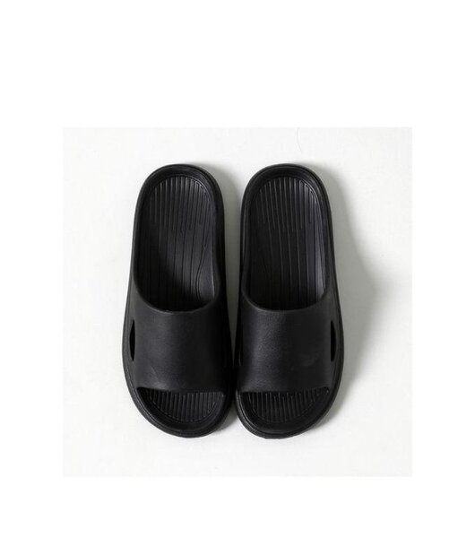 Tongs de bain antidérapantes noires