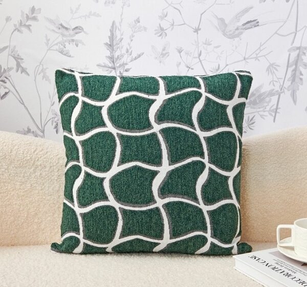Coussin décoratif vert élégant