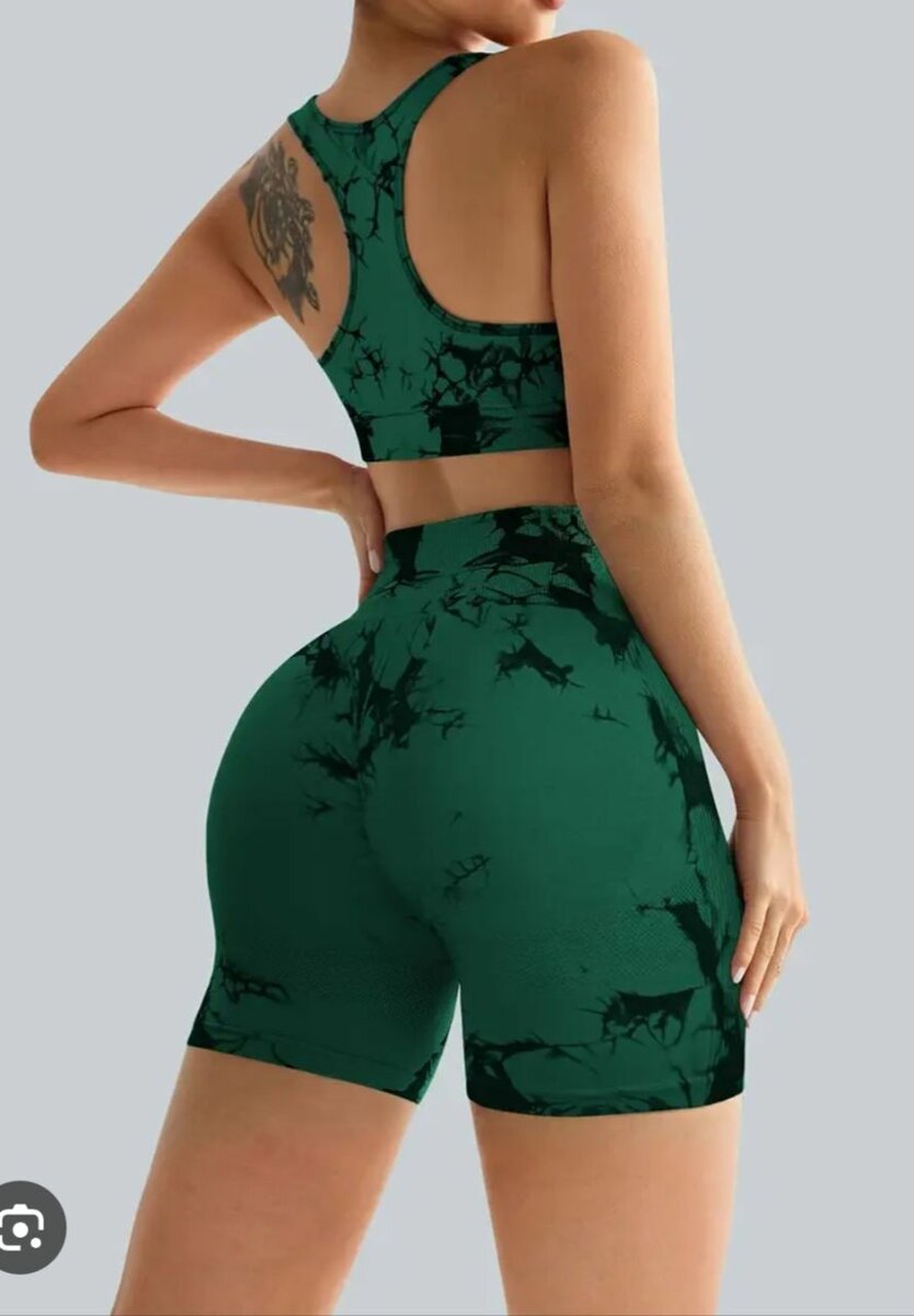 Ensemble fitness femme fitness tie dye