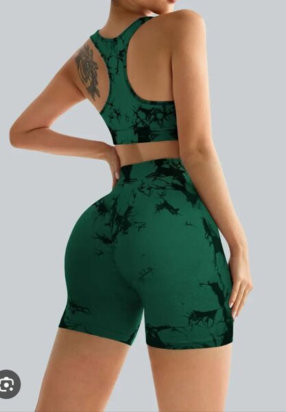 Ensemble fitness femme fitness tie dye