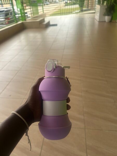 Gourde pliable en silicone