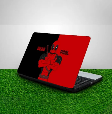 Dead Pool Laptop Back Skin Sticker-Laptop Back Skin-Laptop Skin Vinyl Sticker Decal, 13 13.3 14.6 15 15.4 15.6 inch Laptop Skin Sticker Cover For All Laptops
