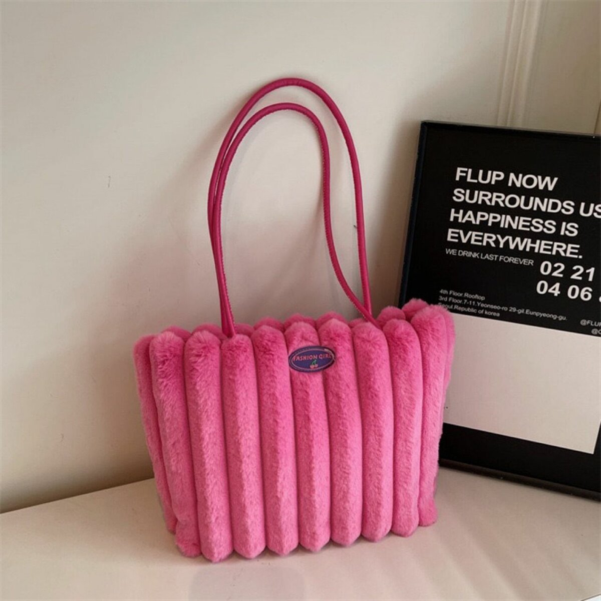 Sac Peluche Élégant