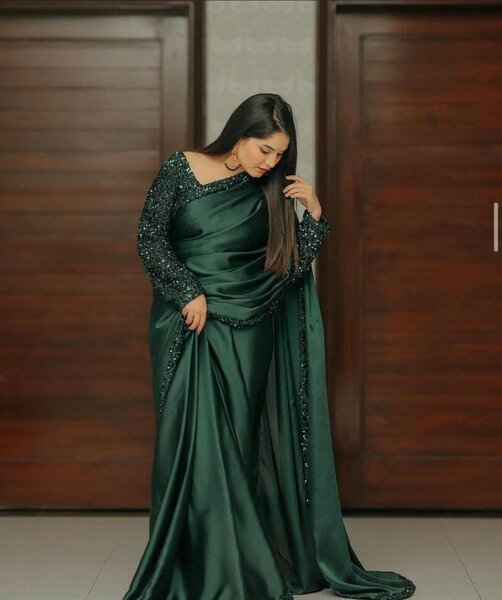 2 PCs stitched Saree