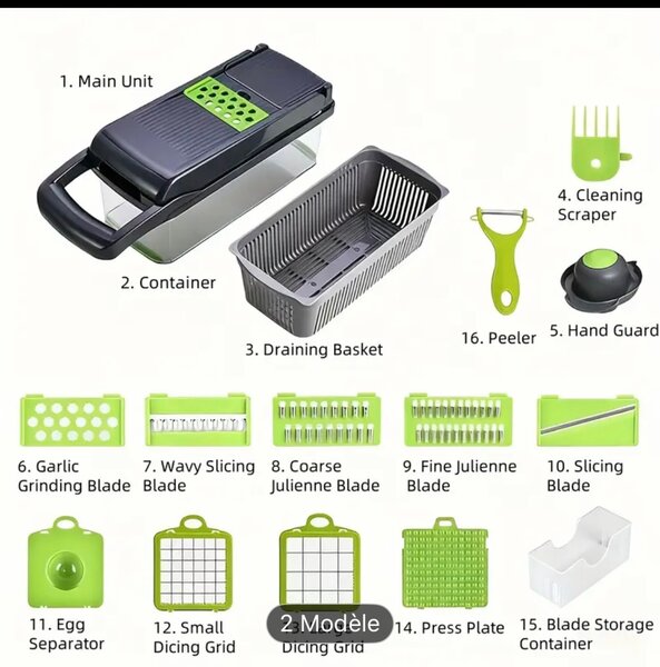 Hachoir multifonction cuisine