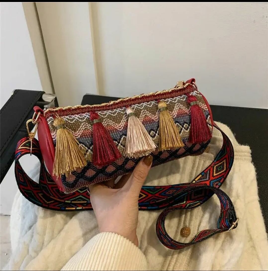 Sac bohème avec bandoulière