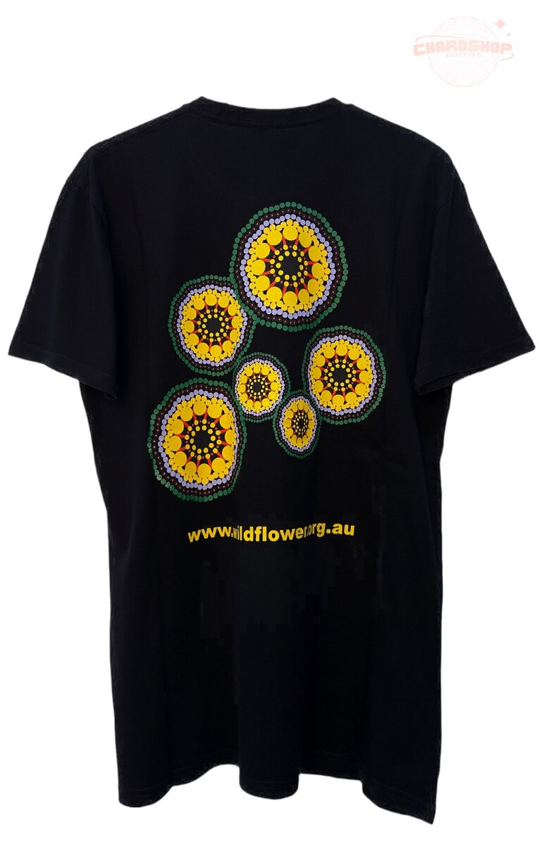 T-shirt noir imprimé