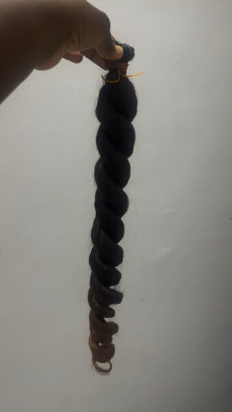 Cheveux synthétiques ombrés