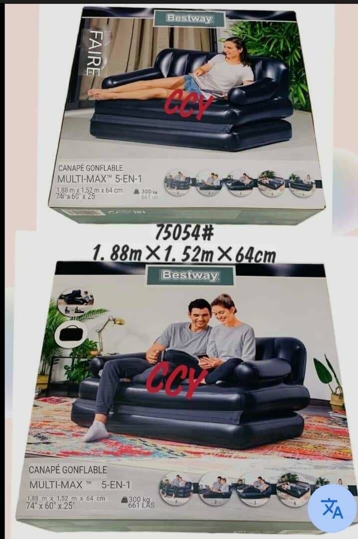 Canapé Gonflable 5-en-1