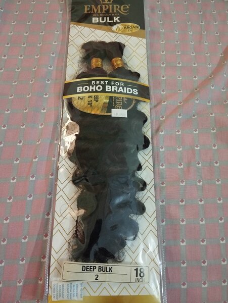 Boucle naturelle boho braid