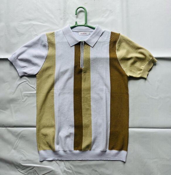 Men's Striped Polo Shirt