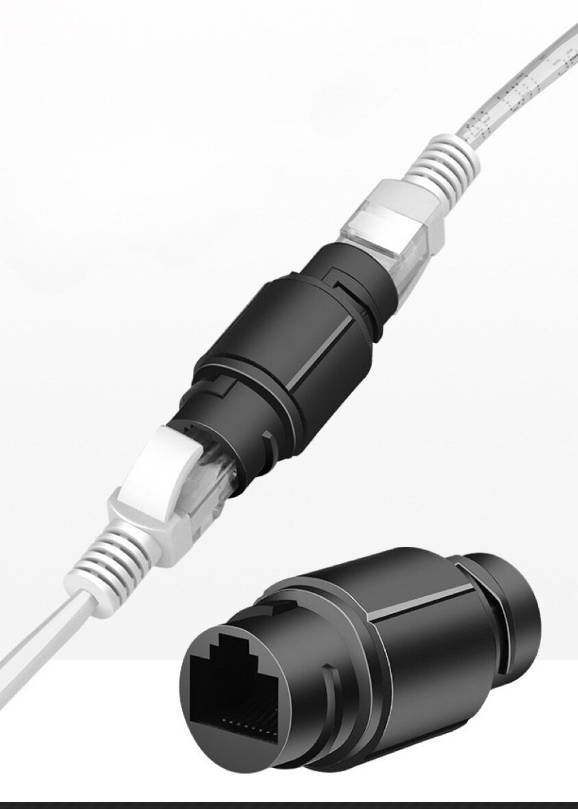 Coupleur RJ45 avec protection (anti pluie)