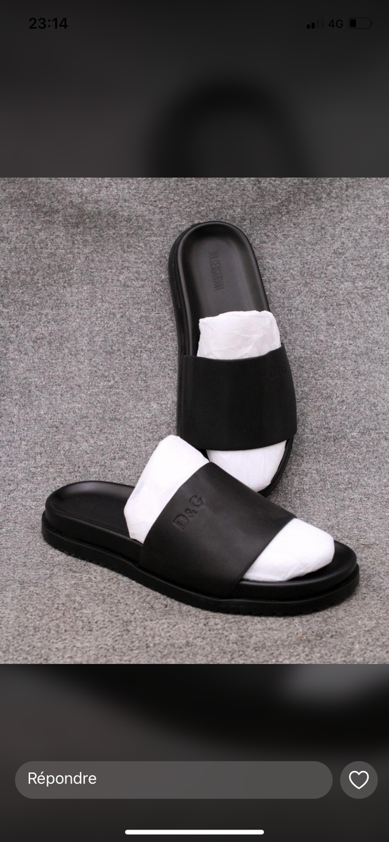 Sandales à logo pour hommes