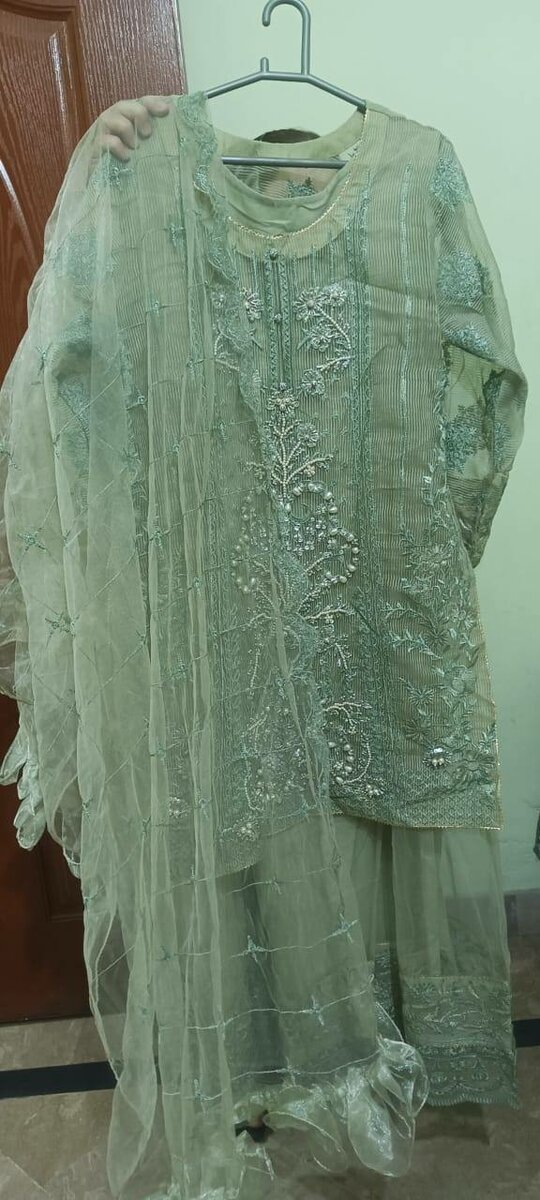 Pistachio long frock