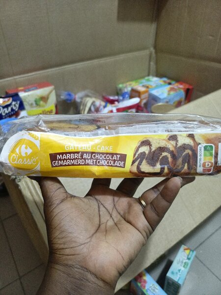 Cake marbré au chocolat