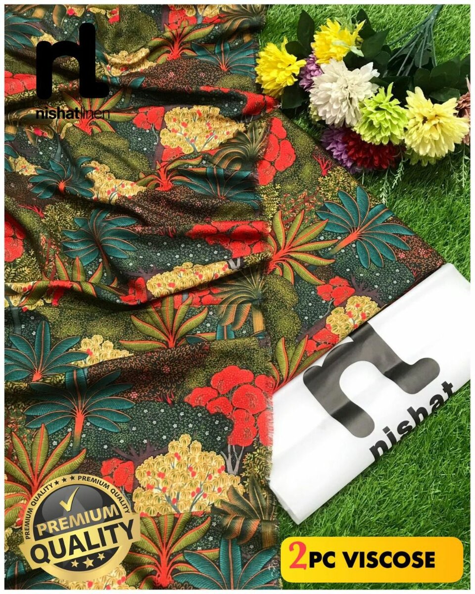 Nishat viscose 2 PC for spring/ Summer (Replica)