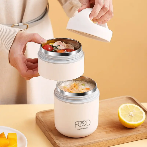 Thermos alimentaire portable