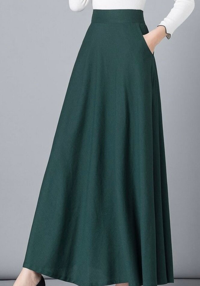 Jupe longue élégante femme