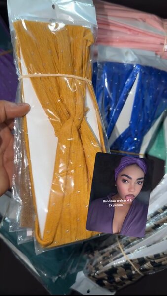 Bandeau croisé pour cheveux