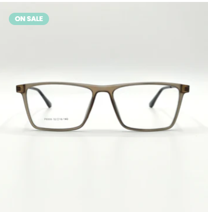 Sharpe Square Matt Gray Men Frame