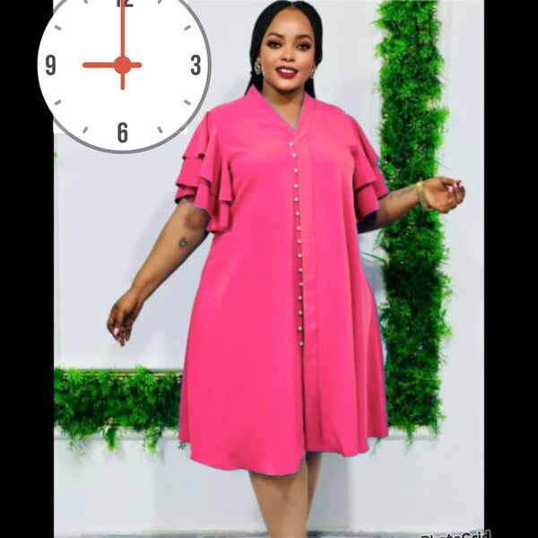 Robe ample à volants élégante