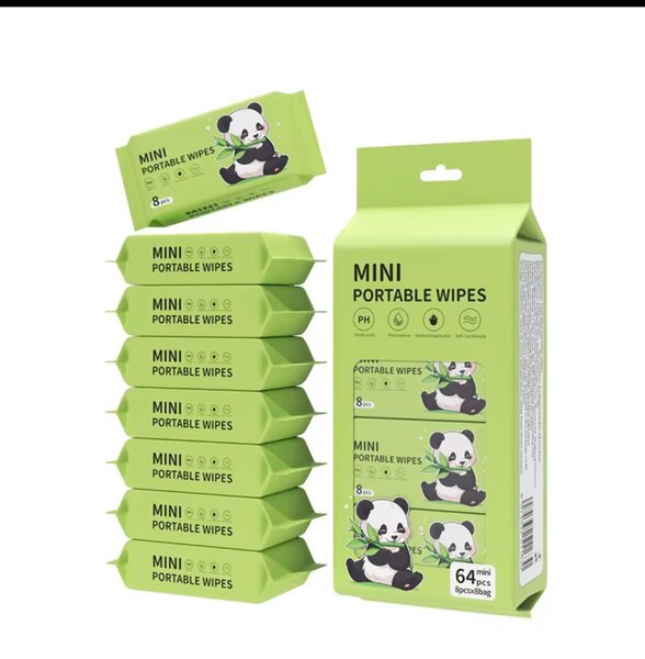 Lingettes Mini Portables