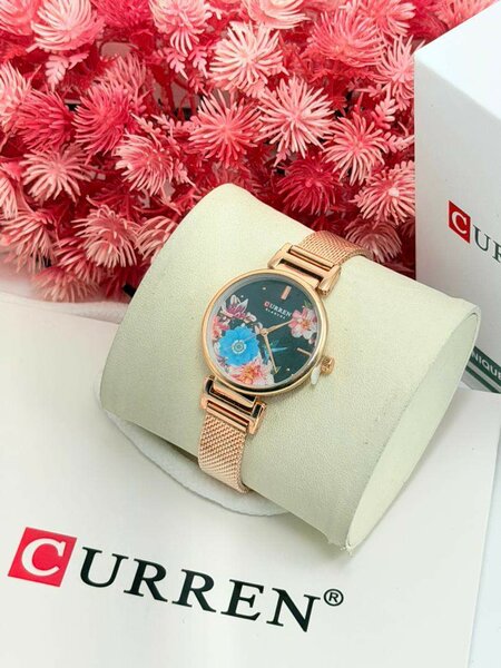 Montre Femme CURREN Rose Fleur